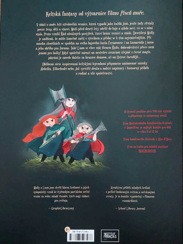 Odvážné pastýřky - zadní strana