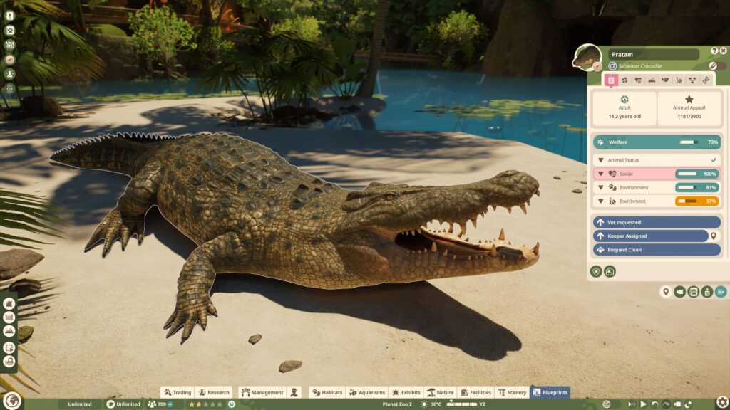 Planet Zoo 2 - pan krokouš