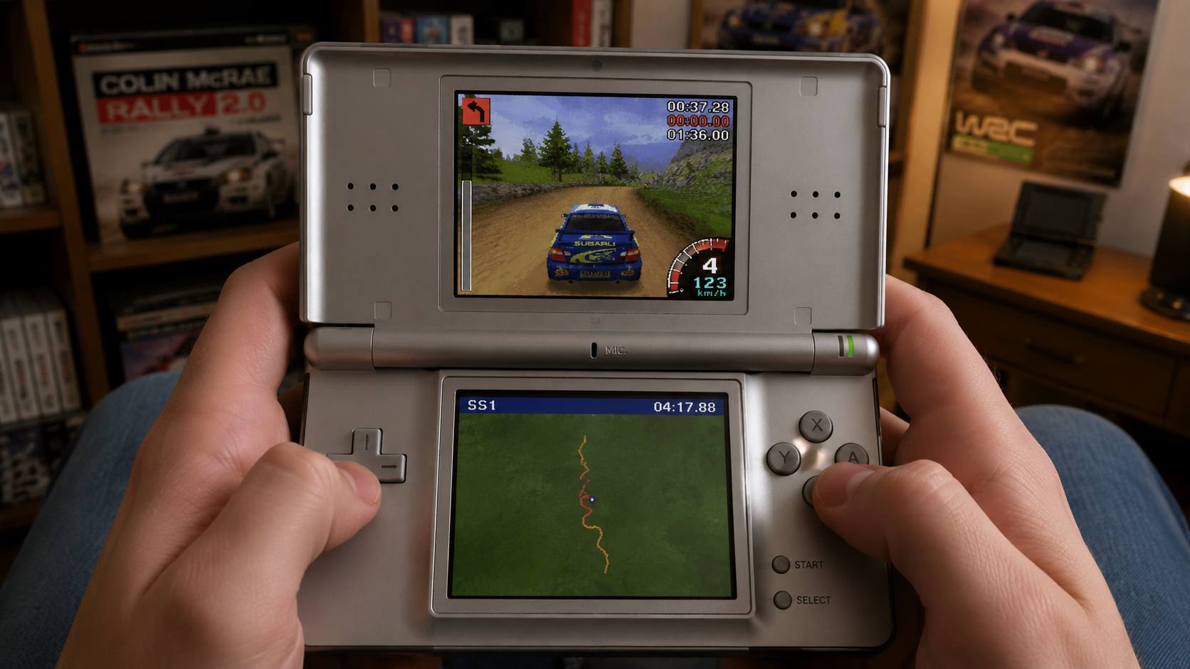 Sega Rally pro handheld - cover