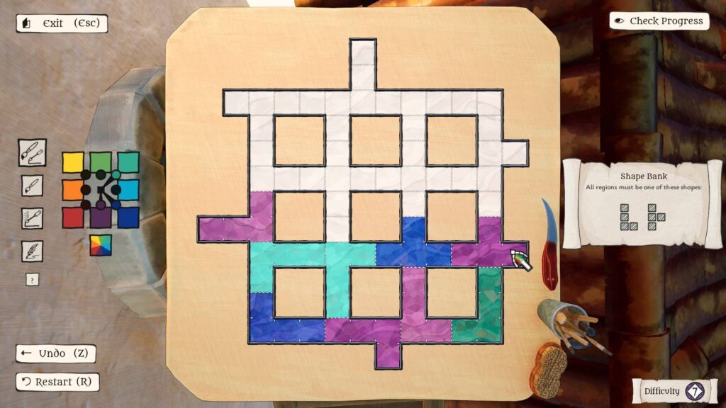 The Artisan of Glimmith - puzzle sedmé úrovně