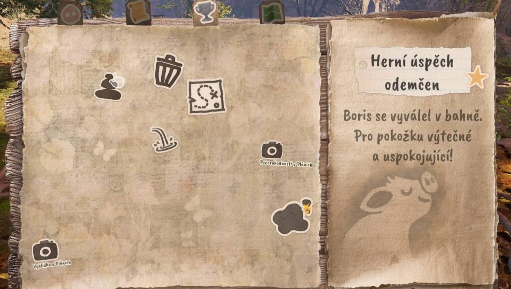Adorable Adventures - mapa vedlejších úkolů