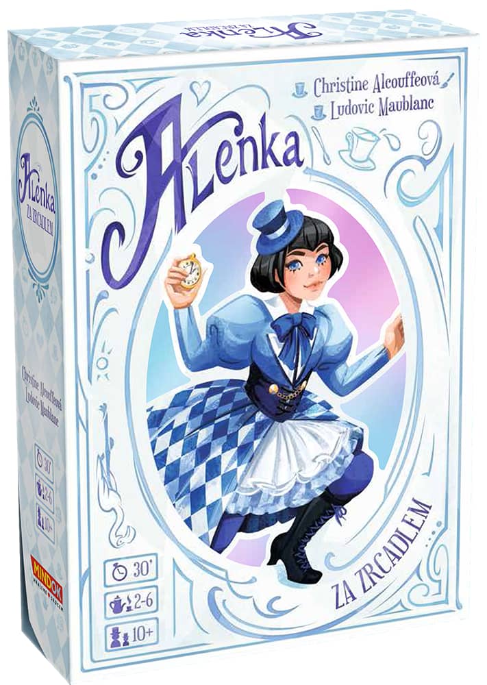 Alenka za zrcadlem - obálka