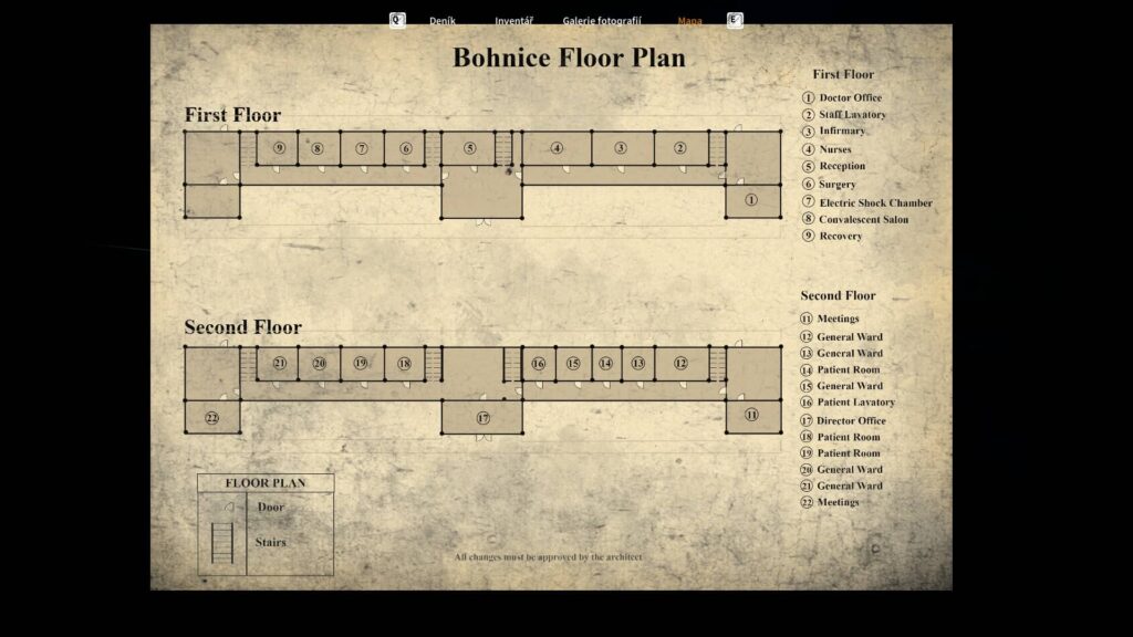 Bohnice Within The Mind - mapa