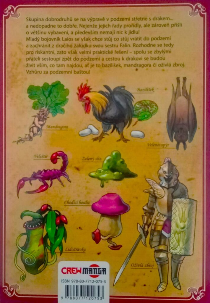 Delicious in Dungeon 1 Chuť podzemí - zadní část