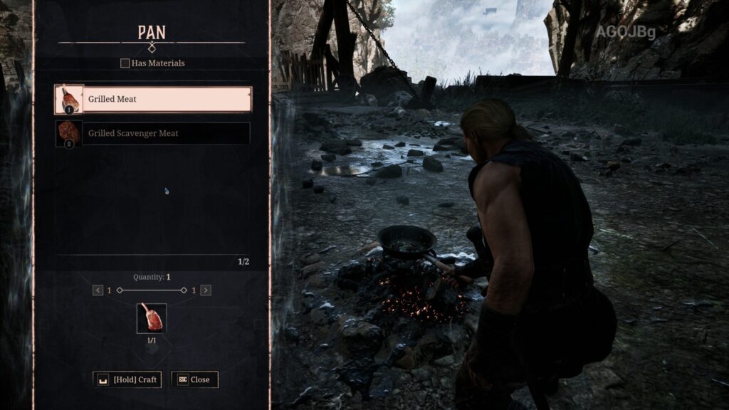 Gothic 1 Remake cooking