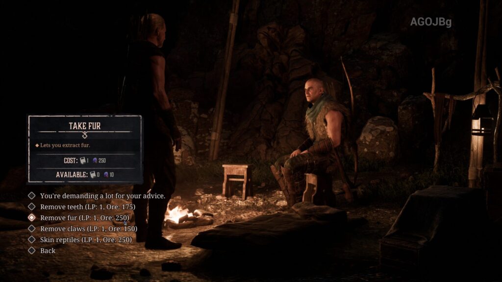 Gothic 1 Remake take fur skill