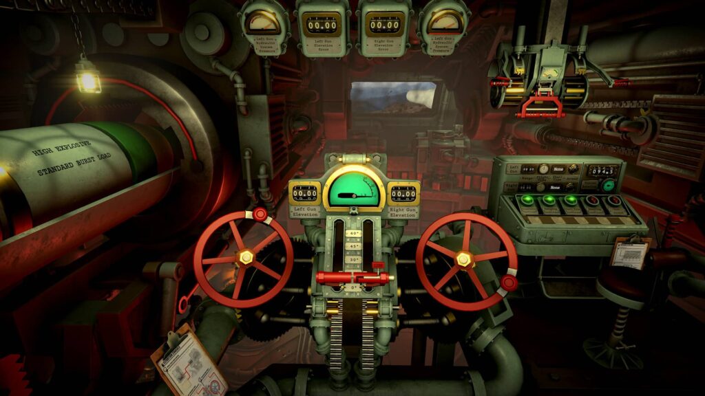 IRON NEST Heavy Turret Simulator - řízení