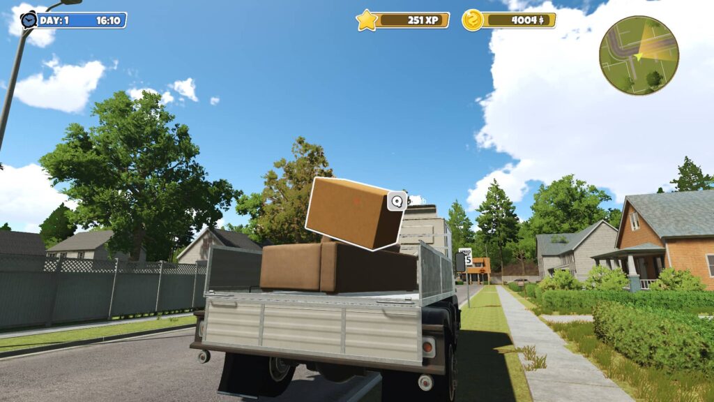 Moving Simulator - nakládka na auto