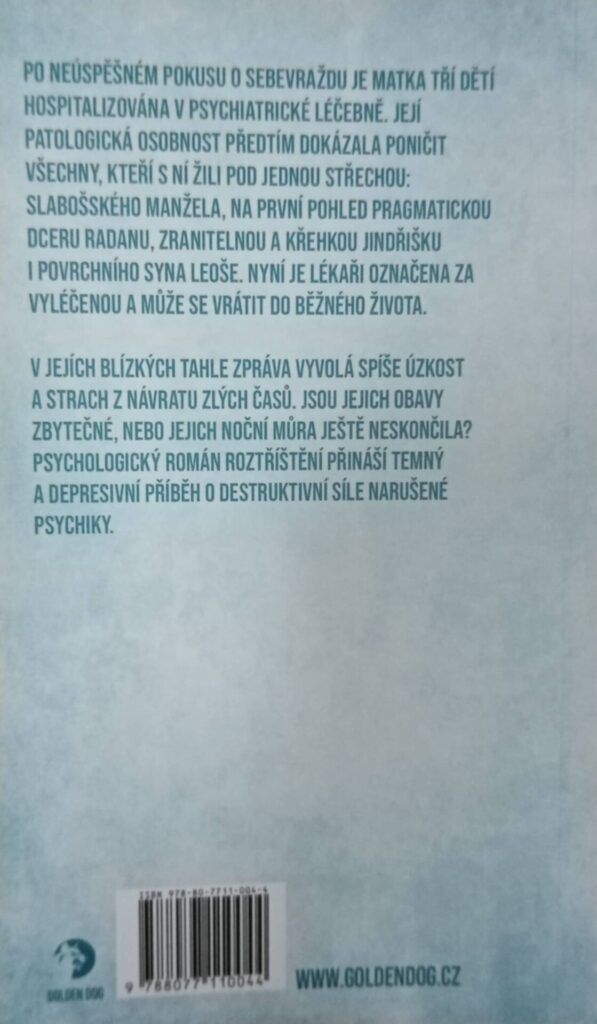 Roztříštění - zadní strana