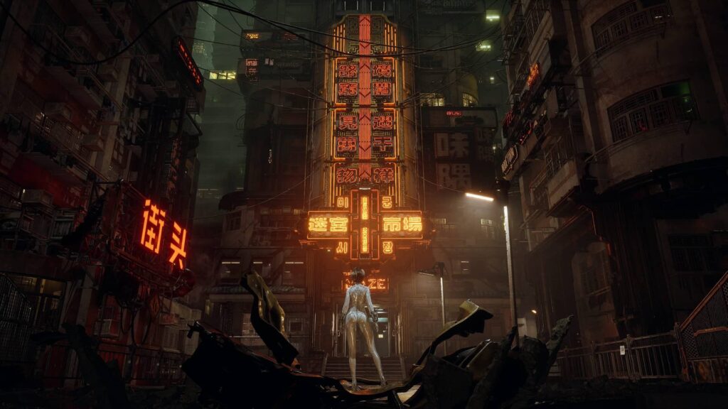 Stellar Blade - Blood Rain - cyberpunk
