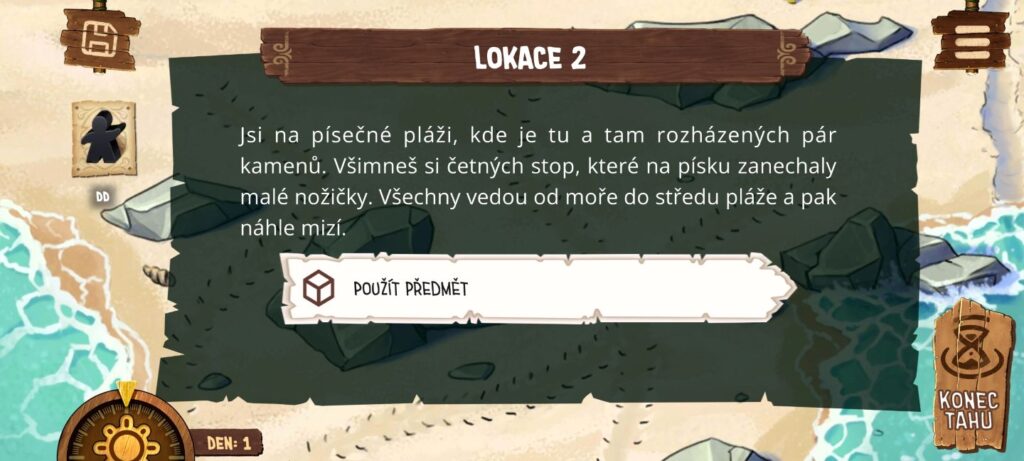 Toriki - ukázka z aplikace (Lokace 2)