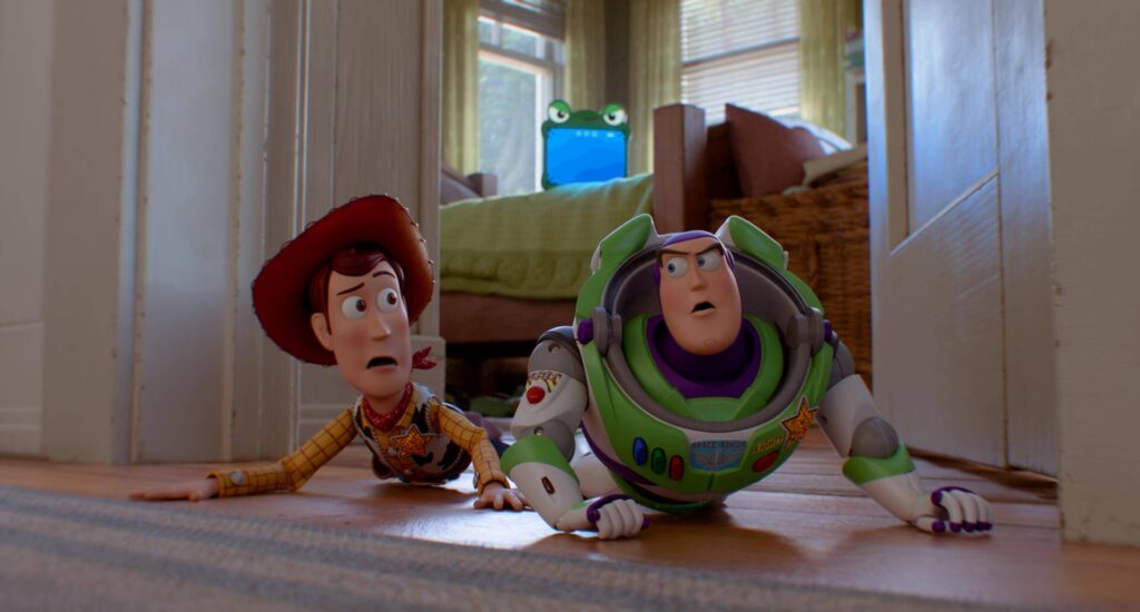 Toy Story 5 Příběh hraček - Buzz a Woody na zemi