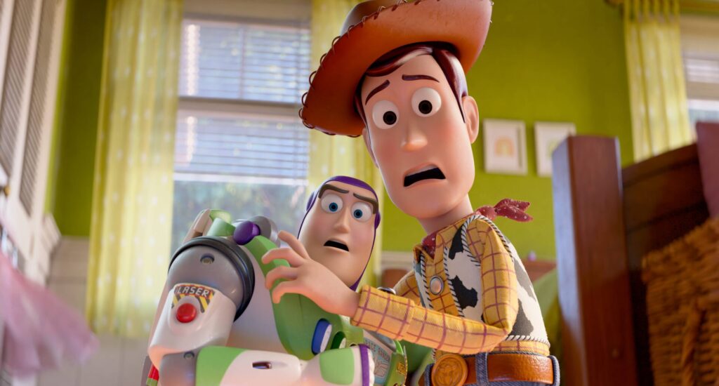 Toy Story 5 Příběh hraček - k smrti vyděšeni Buzz a Woody