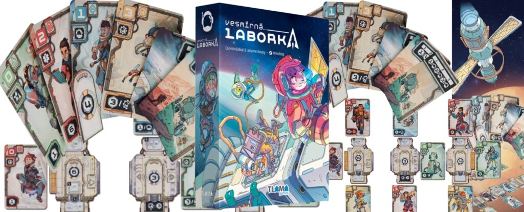 Vesmírná laborka - desková hra - náhled