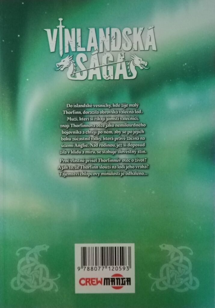 Vinlandská sága 2 - zadní strana
