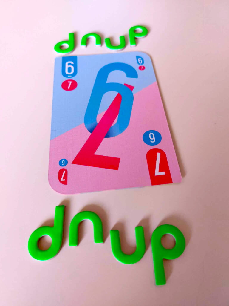 dnup - karty obráceně